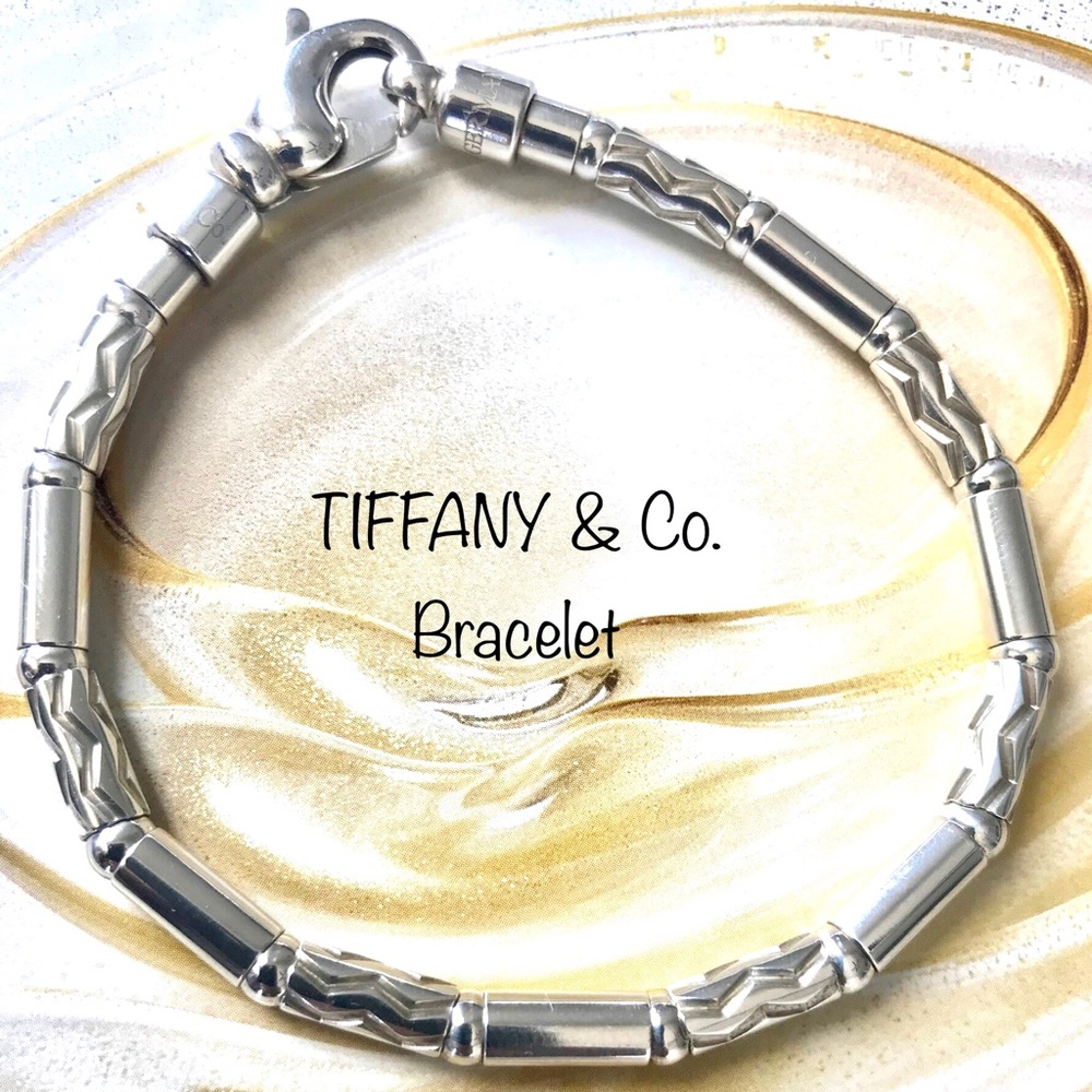 TIFFANY &Co. BRACELET STERLING - RARE ZIG ZAG